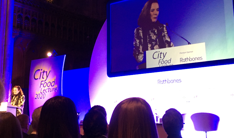 2020 City Food Lecture - Professor Louise Fresco "Fish nor Flesh or Both? Foods for the future"