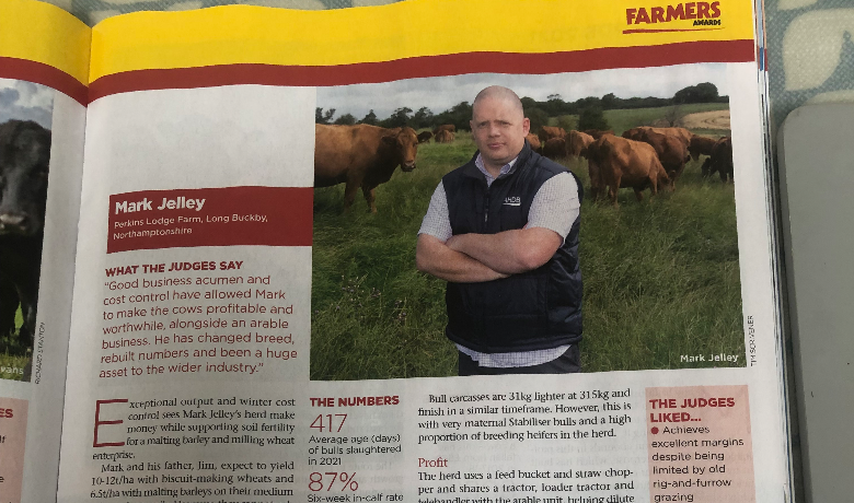 Mark Jelley - WCFA member - in the final three for 2021 Beef Farmer of the Year